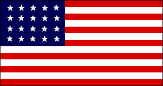 [The 1818 20 Star Flag]