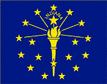 [Indiana State Flag]
