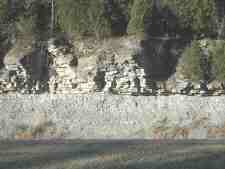 [Limey shale overlaid by limestone]
